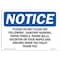 Signmission Safety Sign, OSHA Notice, 7" Height, Please Do Not Flush The Following Sanitary Sign, Landscape OS-NS-D-710-L-17385 - alternate 1